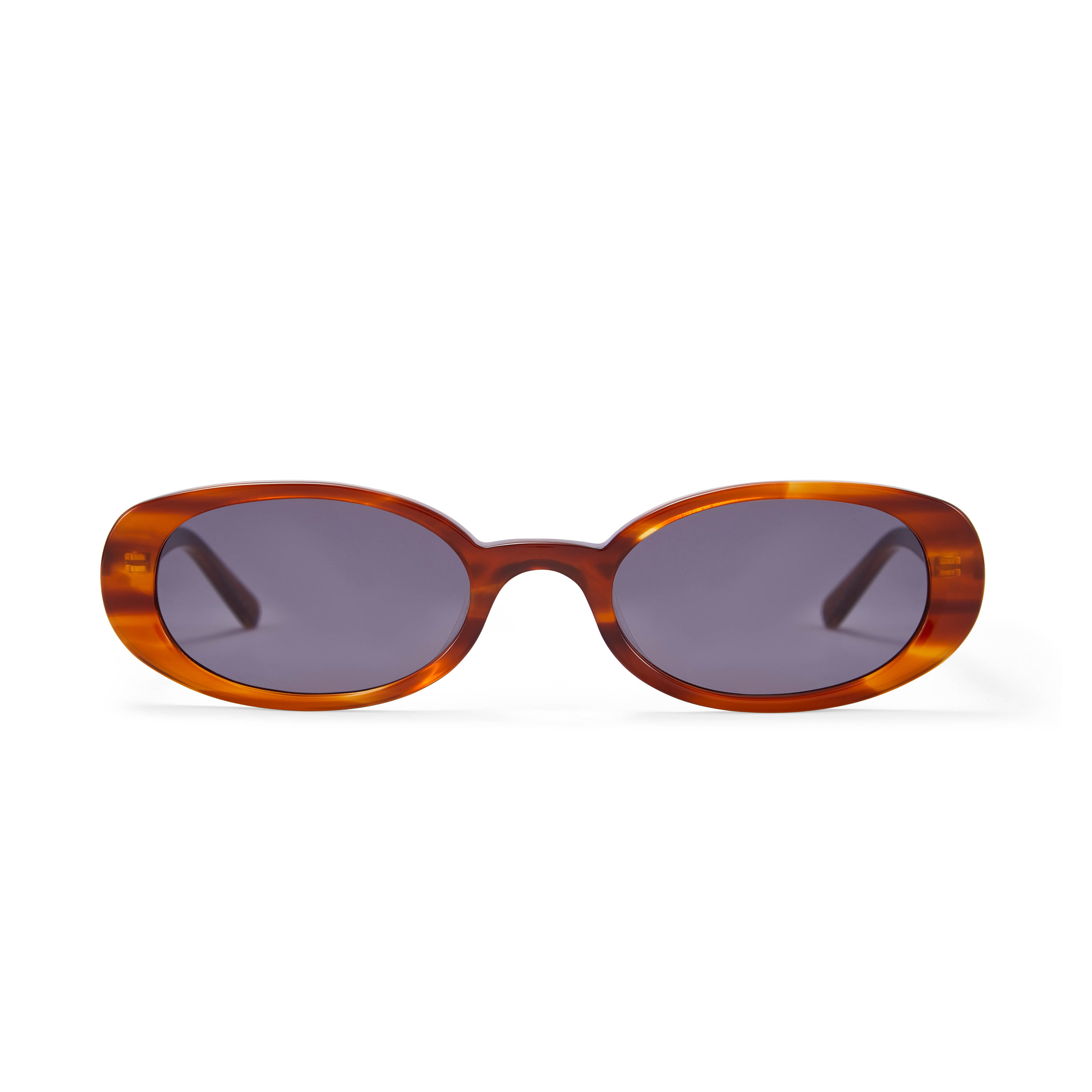 Good Vibrations Slim Oval Sunglasses - Caramel, Green | Hot Futures Good Vibrations Slim Oval Sunglasses - Caramel, Green | Hot Futures