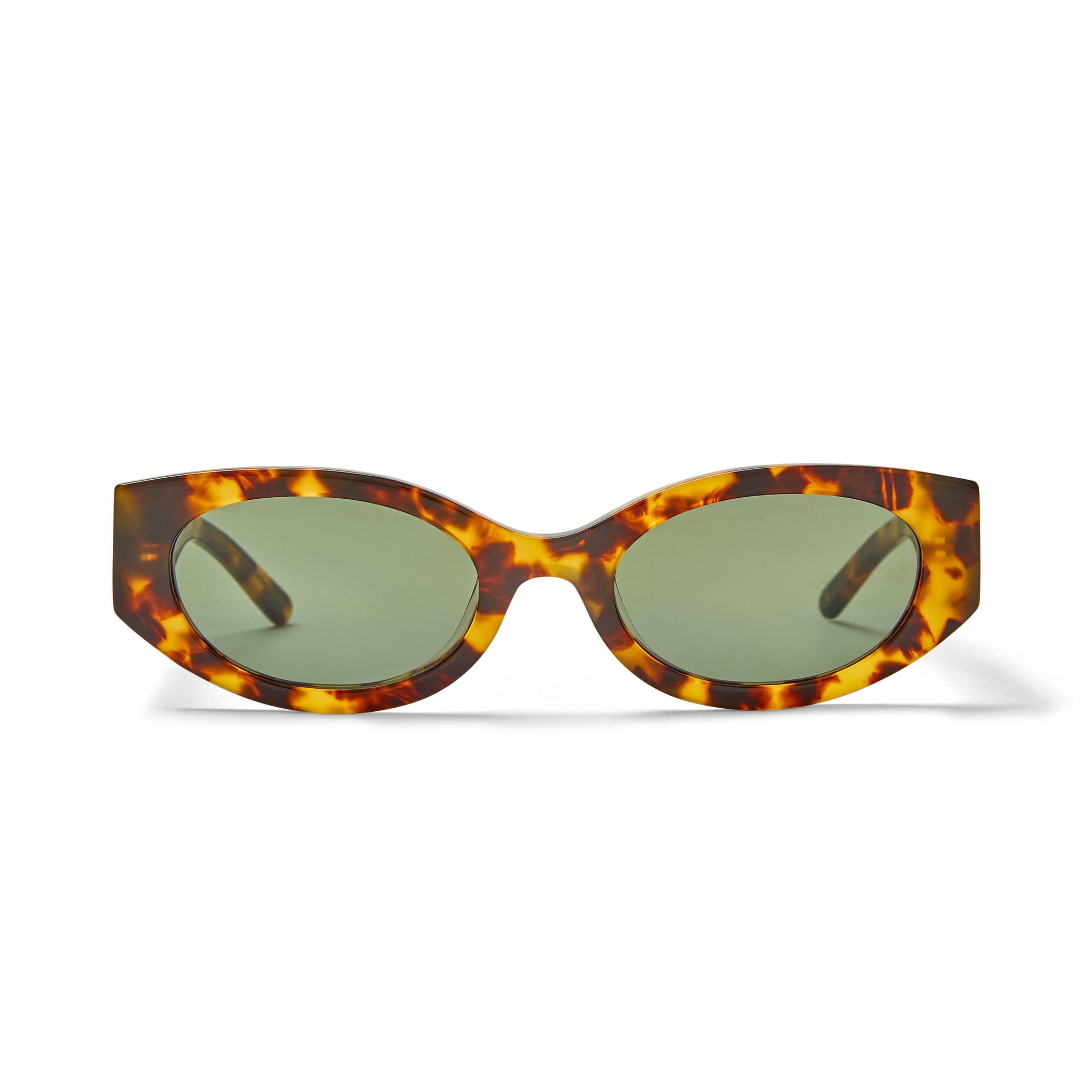 Cosmic Rebel Oval Sunglasses Tortoiseshell Brown Hot Futures