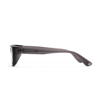 Sunglasses with 'Hot Futures' branding on a white background