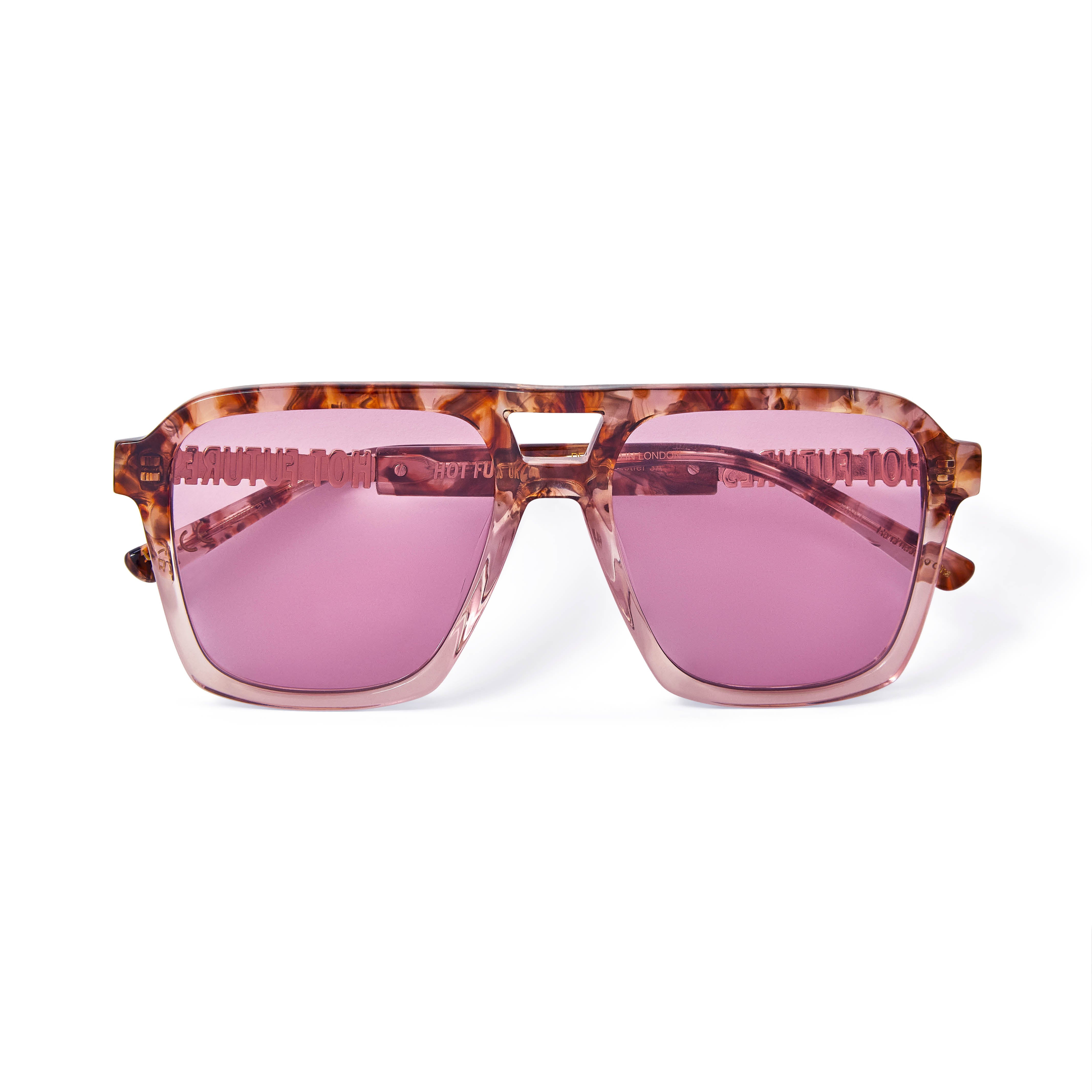 Hot pink lens sunglasses online